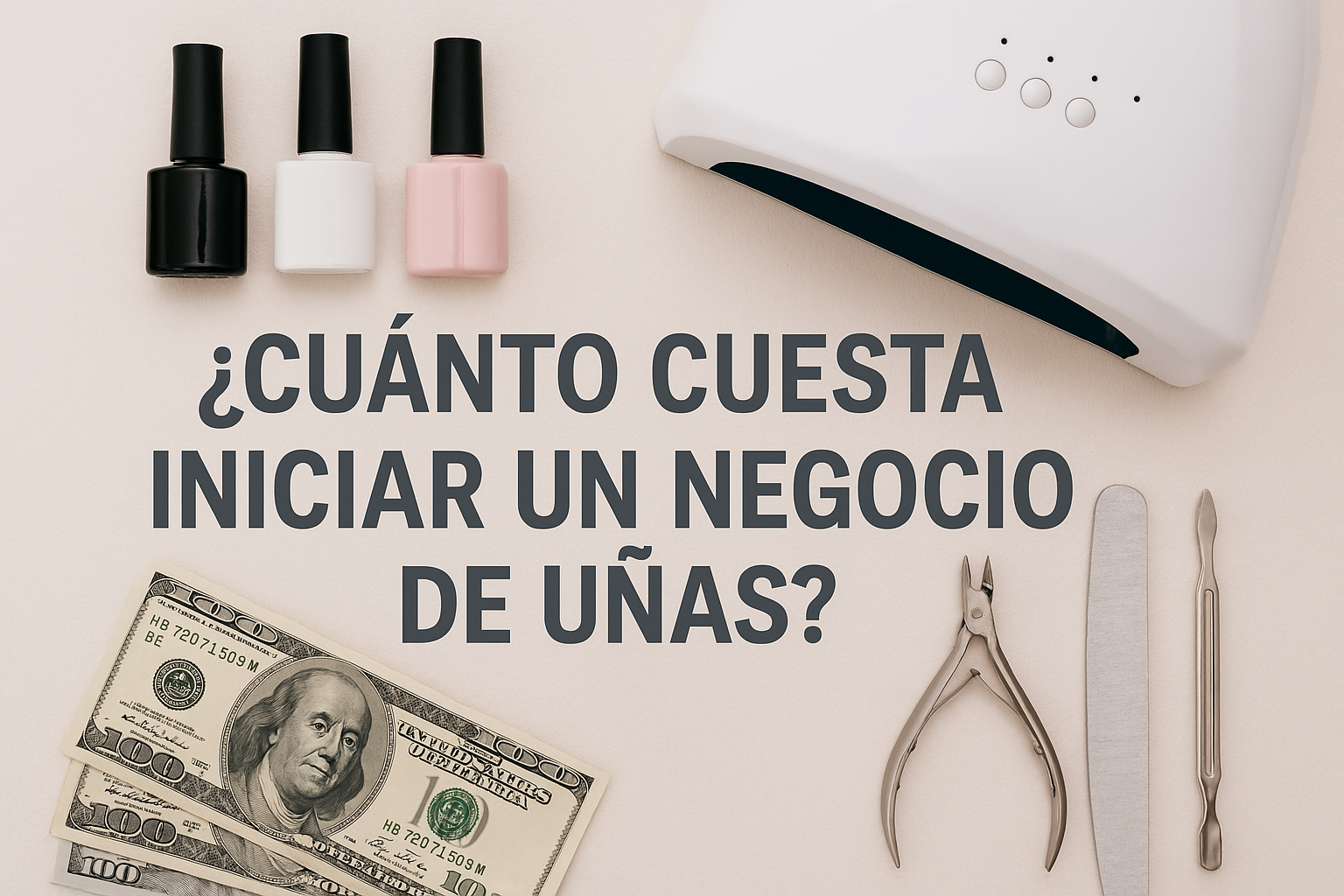 Cuánta Inversión Inicial Se Necesita para Emprender un Negocio de Uñas